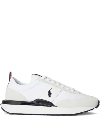 Polo Ralph Lauren Train 89 Oxford-sneakers Aus Wildleder In White