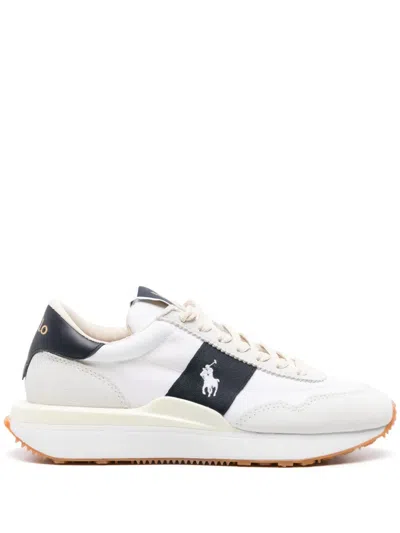Polo Ralph Lauren Train 89 Panelled Sneakers In White