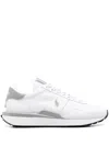 Polo Ralph Lauren Train Panelled Nylon Sneakers In White