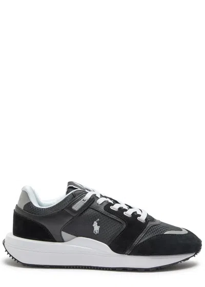 Polo Ralph Lauren Train 89 V2 Mesh Sneakers In Black