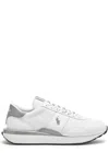 Polo Ralph Lauren Train Panelled Nylon Sneakers In White