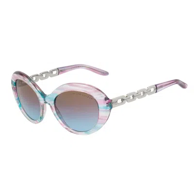 Polo Ralph Lauren Transparent Resin Sunglasses In Blue