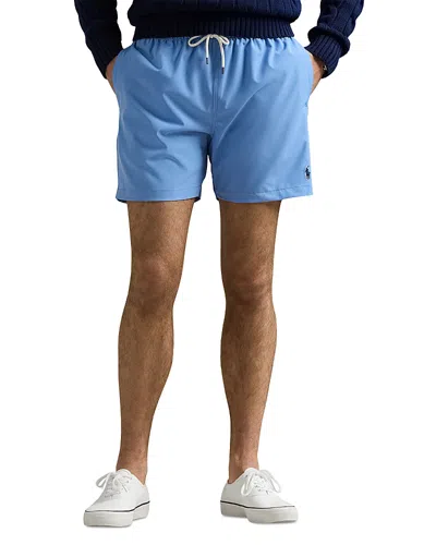 Polo Ralph Lauren Traveler 5.75 Classic Swim Trunks In Blue