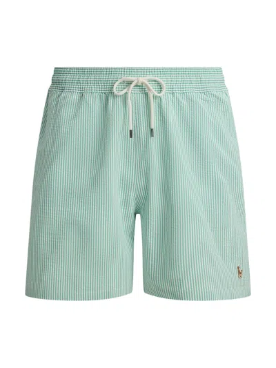 Polo Ralph Lauren Traveler Classic Swim Boxer In Green