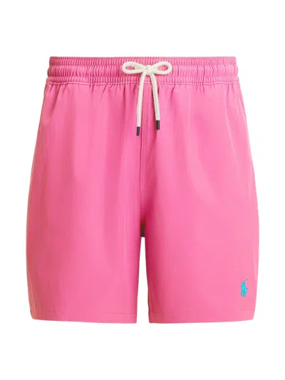 Polo Ralph Lauren Traveler Classic Swim Boxer In Pink