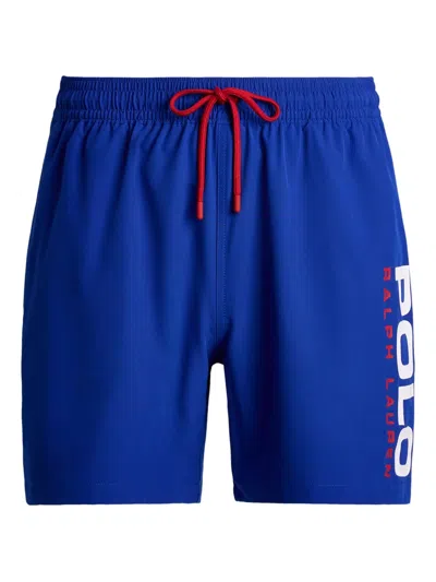 Polo Ralph Lauren Traveler Classic Swim Shorts In Blue