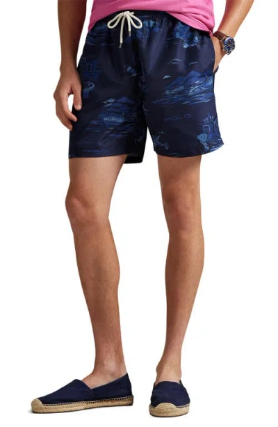 POLO RALPH LAUREN POLO RALPH LAUREN TRAVELER CLASSIC SWIM TRUNKS