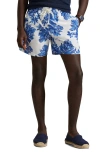 Polo Ralph Lauren 5.75 Traveler Classic Swim Trunks In Blue