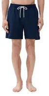 Polo Ralph Lauren Traveler Solid Swim Trunks Newport Navy In Cruise Navy