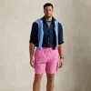 Polo Ralph Lauren Traveler Stretch Classic Fit Swim Trunk In Dalia Pink