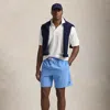 Polo Ralph Lauren Traveler Stretch Classic Fit Swim Trunk In Harbor Island Blue
