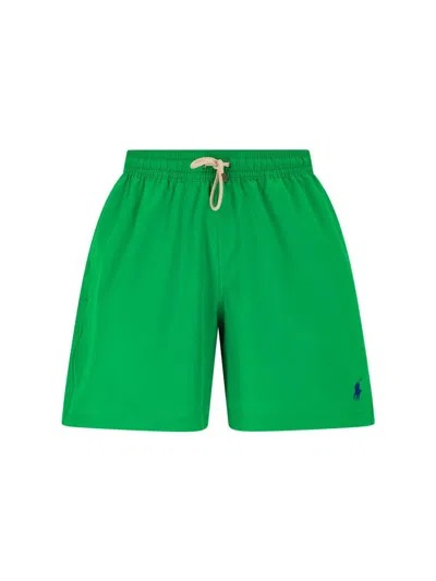 Polo Ralph Lauren Traveler Swim Shorts In Green