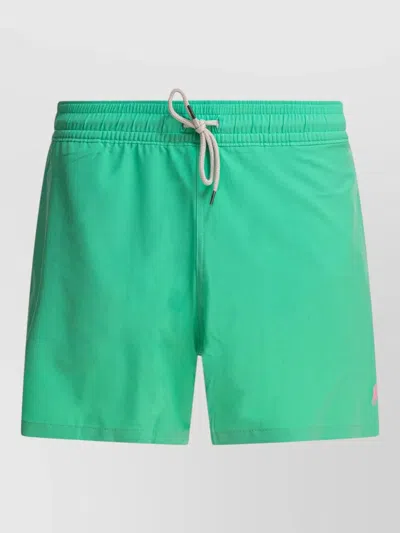 Polo Ralph Lauren Traveler Swim Shorts Featuring Back Pocket In Green