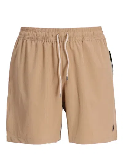 Polo Ralph Lauren Traveler Swim Shorts In Nude
