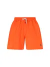 Polo Ralph Lauren 'traveler' Swim Shorts In Orange