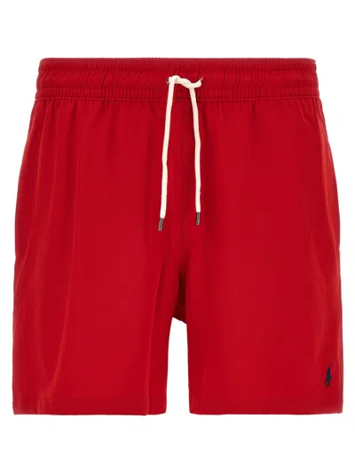 Polo Ralph Lauren Traveler Swim Shorts In Red
