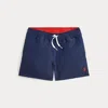 Polo Ralph Lauren Kids' Traveler Swim Trunk In Newport Navy