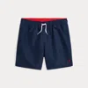 Polo Ralph Lauren Kids' Traveler Swim Trunk In Newport Navy