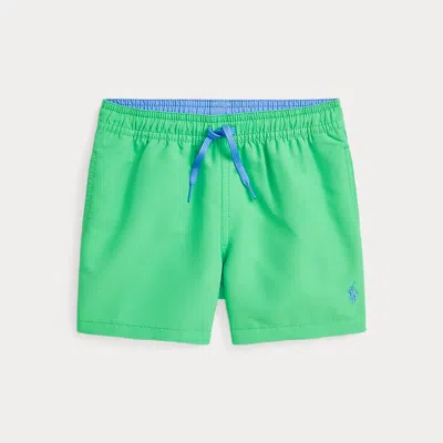 Polo Ralph Lauren Kids' Traveler Swim Trunk In Plato Green
