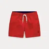 Polo Ralph Lauren Logo Swim Trunks In Rl 2000 Red