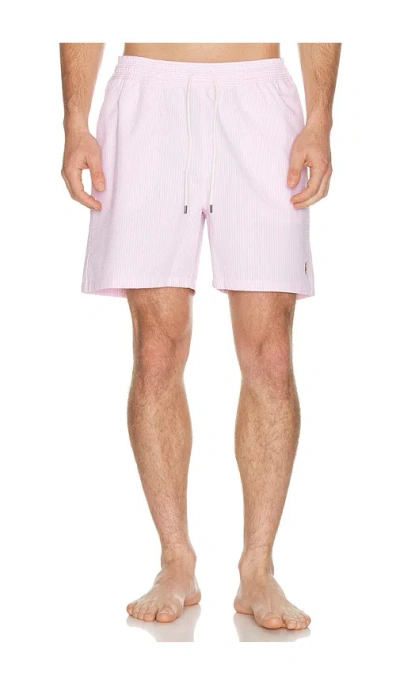 Polo Ralph Lauren Traveler Swim Trunk In White