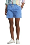 Polo Ralph Lauren Mens Liberty Blue Logo-embroidered Stretch Recycled-polyester Swim Shorts