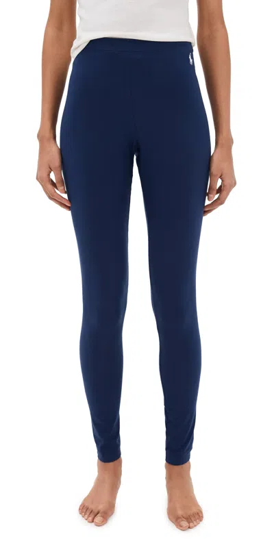 Polo Ralph Lauren Travelers Leggings Navy In Blue