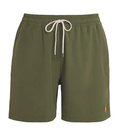 Polo Ralph Lauren 14.6 Cm Traveller Classic Swimming Trunk Clothing In Green