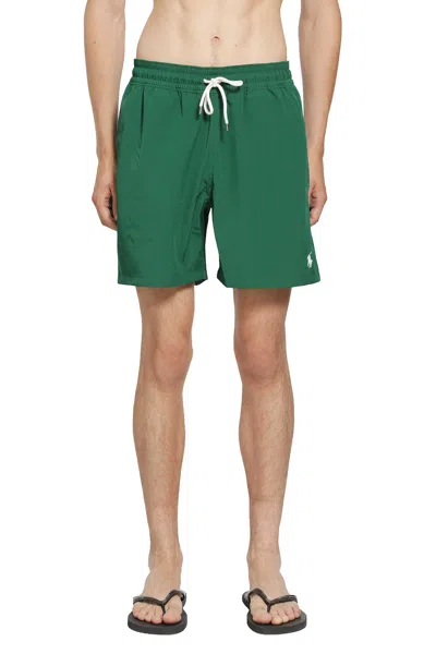 Polo Ralph Lauren Drawstring Swim Shorts In Green