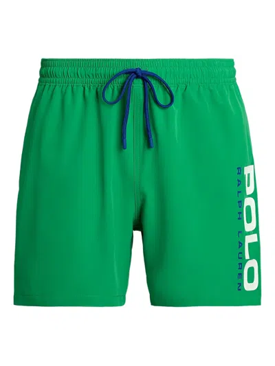 Polo Ralph Lauren Traveller Swim Shorts In Green