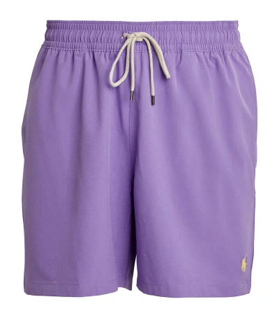 Polo Ralph Lauren Traveller Swim Shorts In Purple