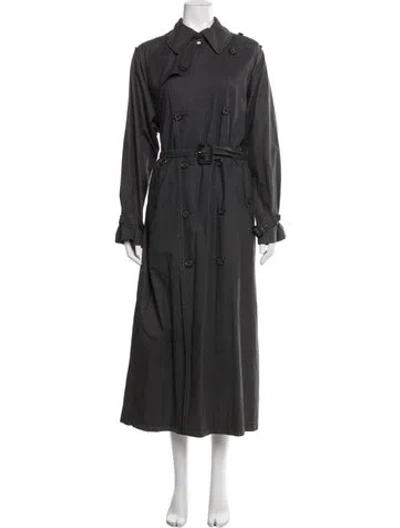 Pre-owned Polo Ralph Lauren Trench Coat In Grey