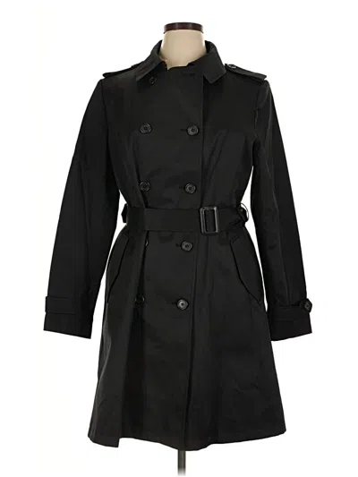 Pre-owned Polo Ralph Lauren Trenchcoat In Black