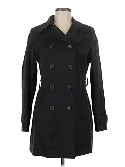 Pre-owned Polo Ralph Lauren Trenchcoat In Black
