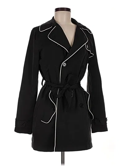 Pre-owned Polo Ralph Lauren Trenchcoat In Black