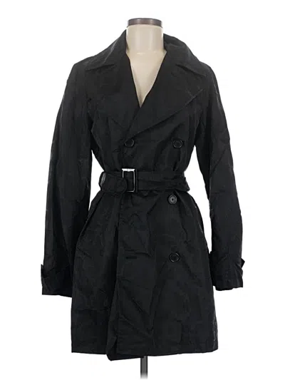 Pre-owned Polo Ralph Lauren Trenchcoat In Black
