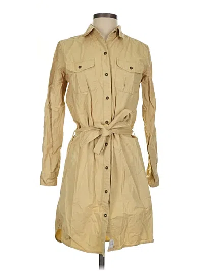Pre-owned Polo Ralph Lauren Trenchcoat In Gold