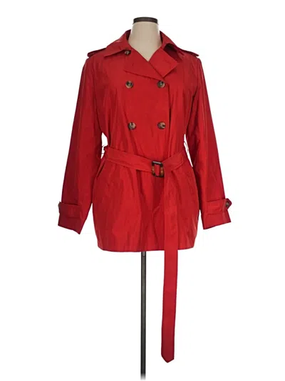 Pre-owned Polo Ralph Lauren Trenchcoat In Red