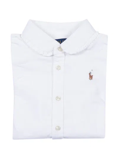 Polo Ralph Lauren Kids' Trinetteox-shirts-button Front Shirt In White