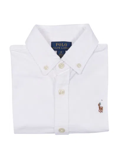 Polo Ralph Lauren Trinetteox-shirts-button Front Shirt In White