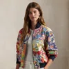 Polo Ralph Lauren Tropical-floral Twill Bomber Jacket In Hawaiian Print Multi