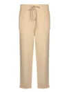 Polo Ralph Lauren Lateef Slim Tapered Fit Linen Pants In Brown