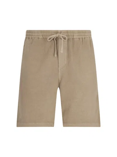 Polo Ralph Lauren Trousers Straight Leg Elastic Waistband In Beige