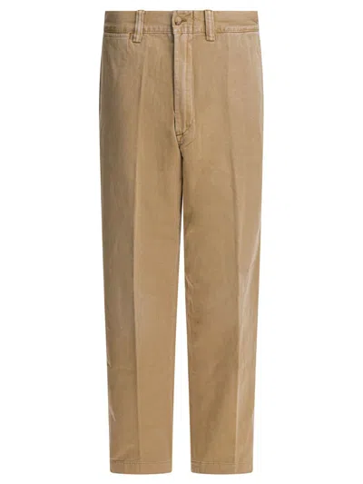 Polo Ralph Lauren High-rise Trousers In Brown