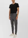 Polo Ralph Lauren Trousers Featuring Elastic Waistband And Ribbed Cuffs In Gray