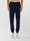 Polo Ralph Lauren Trousers Featuring Ribbed Cuffs And Elastic Waistband In Blue