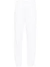 Polo Ralph Lauren White Cotton Blend Joggers In White