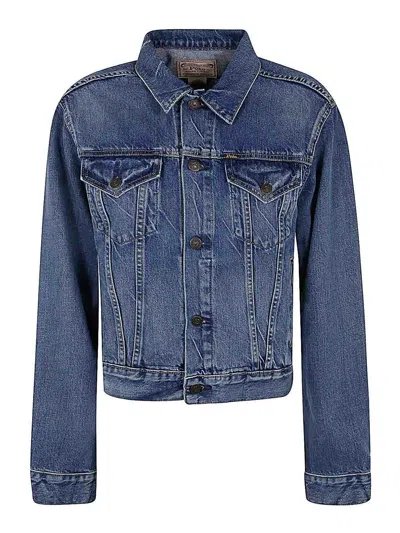 Polo Ralph Lauren Trucker Jacket In Azul