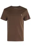 Polo Ralph Lauren Tshirt In Brown