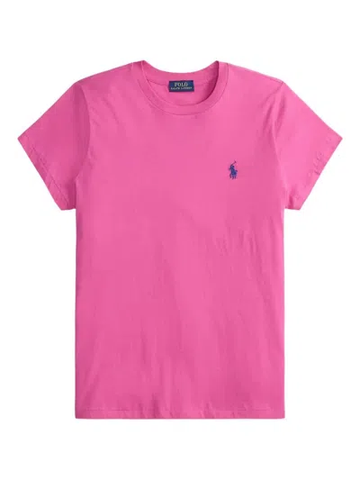 Polo Ralph Lauren Classic-fit Cotton Jersey T-shirt In Pink